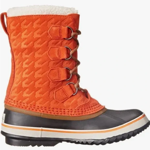 Sorel Orange and Brown Winter Boots - Picture 7 of 11